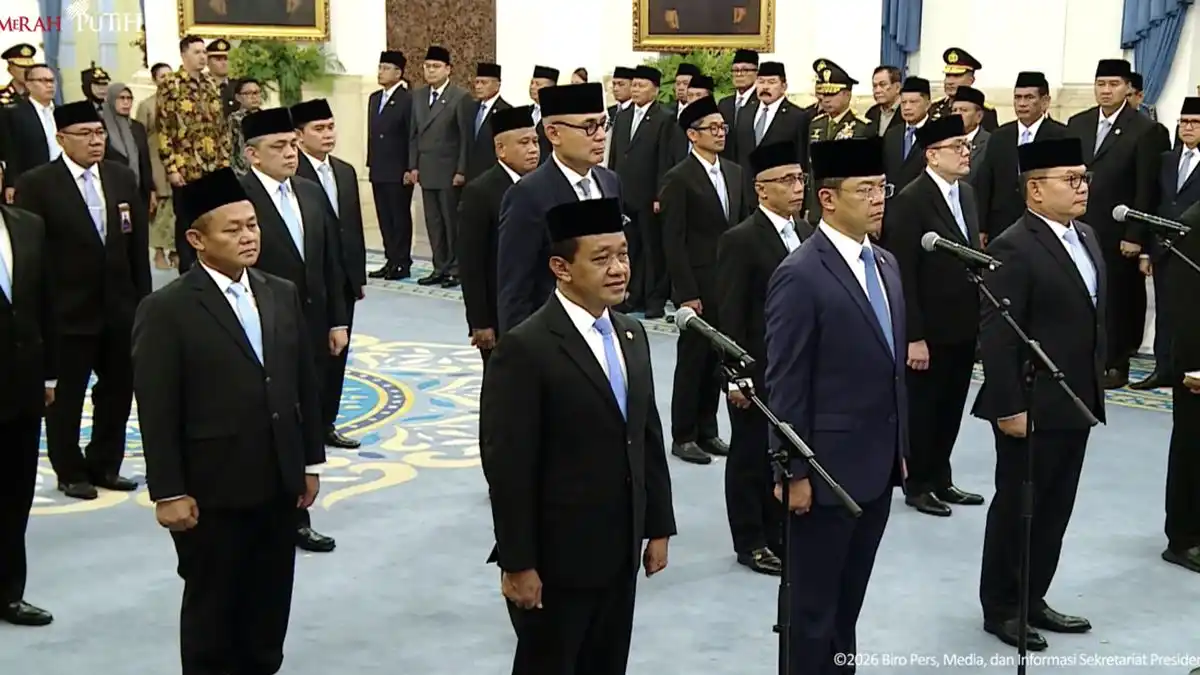 Pelantikan Bahlil Lahadalia sebagai Menko Hilirisasi dan Energi