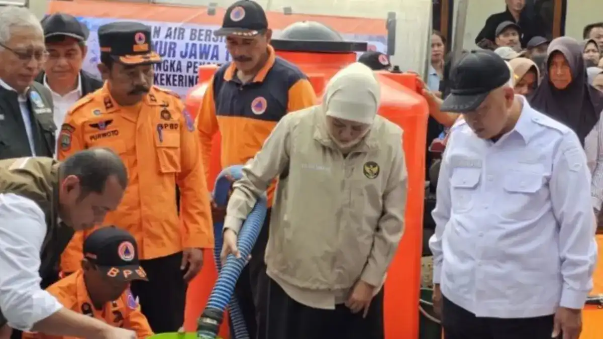 Sebanyak 25 Daerah di Jawa Timur Meminta Bantuan Air Bersih Saat Kemarau