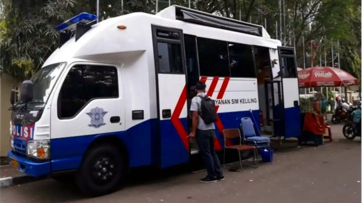 Peta Pelayanan SIM Keliling pada 5 Oktober 2026 di Jakarta dan Empat Wilayah Sekitarnya