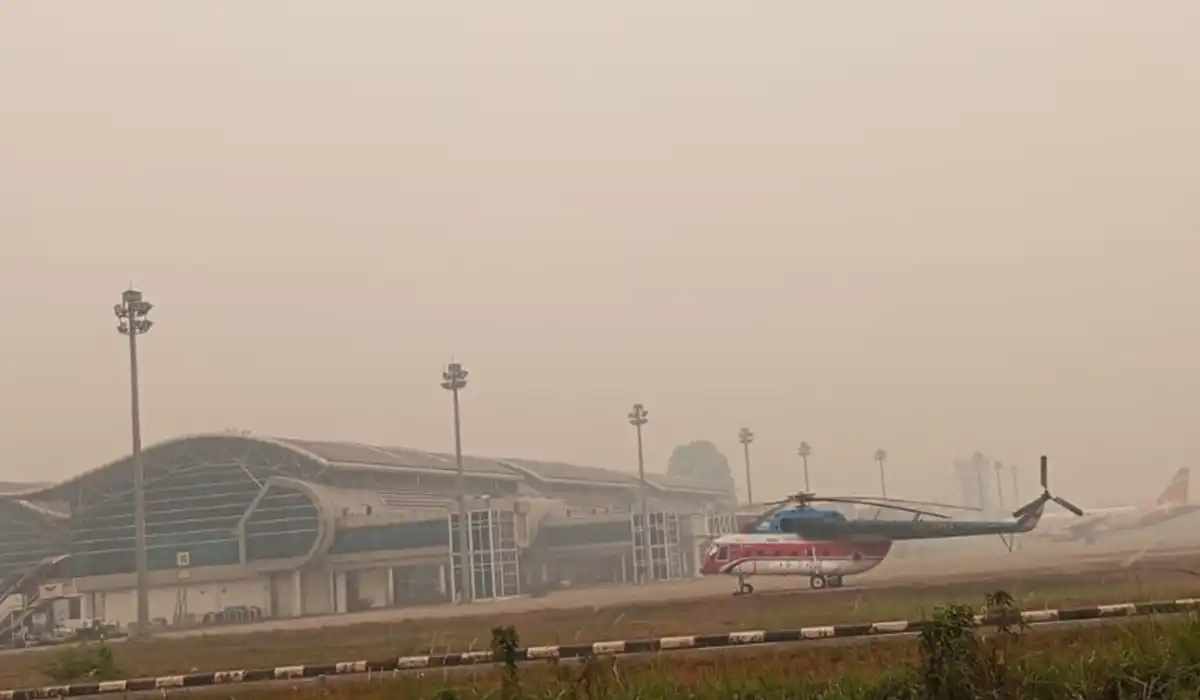Kabut Asap Jambi 9 Penerbangan ke Bandara Sultan Thaha Tertunda