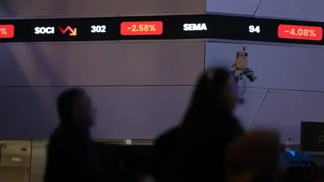 IHSG Berbalik Melemah Hampir 2% Setelah Sempat Menguat di Awal Perdagangan
