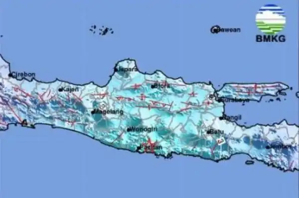 Gempa Berpusat di Laut Selatan Pacitan, BMKG Catat Kedalaman 10 Kilometer