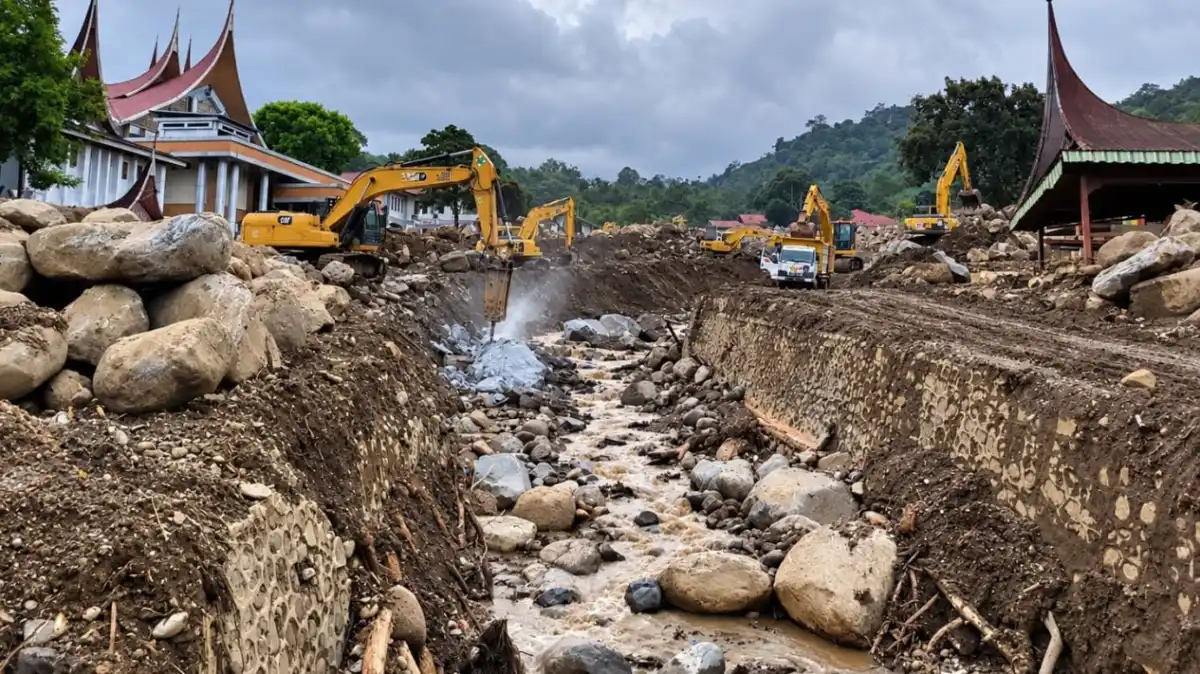 Langkah Kementerian PU Mengendalikan Ancaman Galodo di Solok