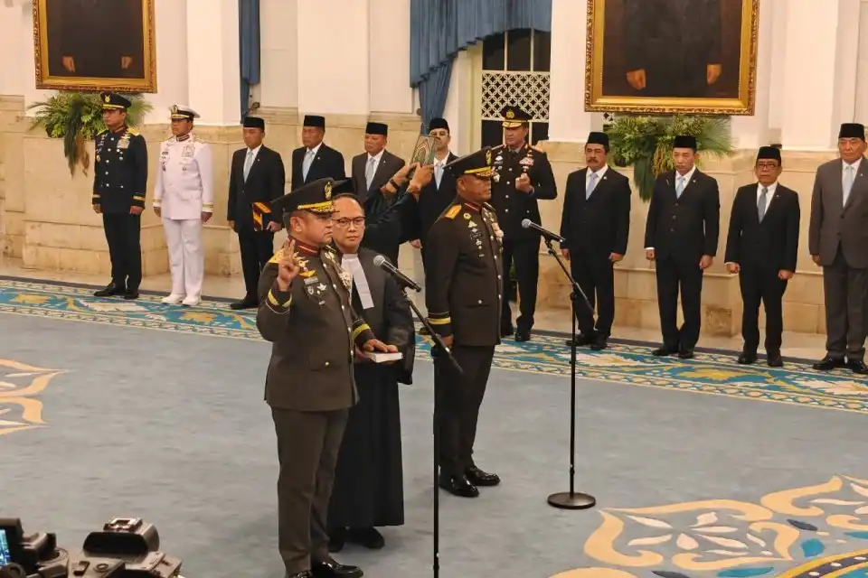 Prabowo Resmi Tetapkan Maruli sebagai Wakil Panglima TNI dan Tandyo sebagai KSAD