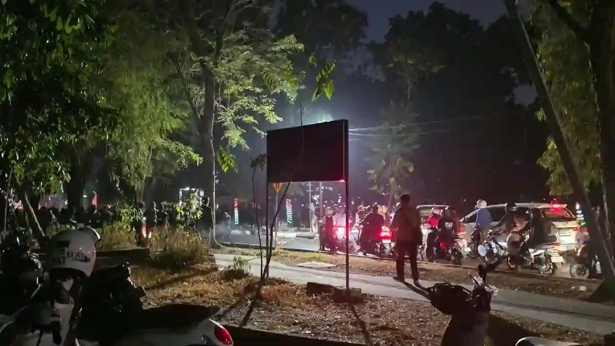 Aksi Peringatan Dua Tahun Pemerintahan di Unhas Berakhir Ricuh