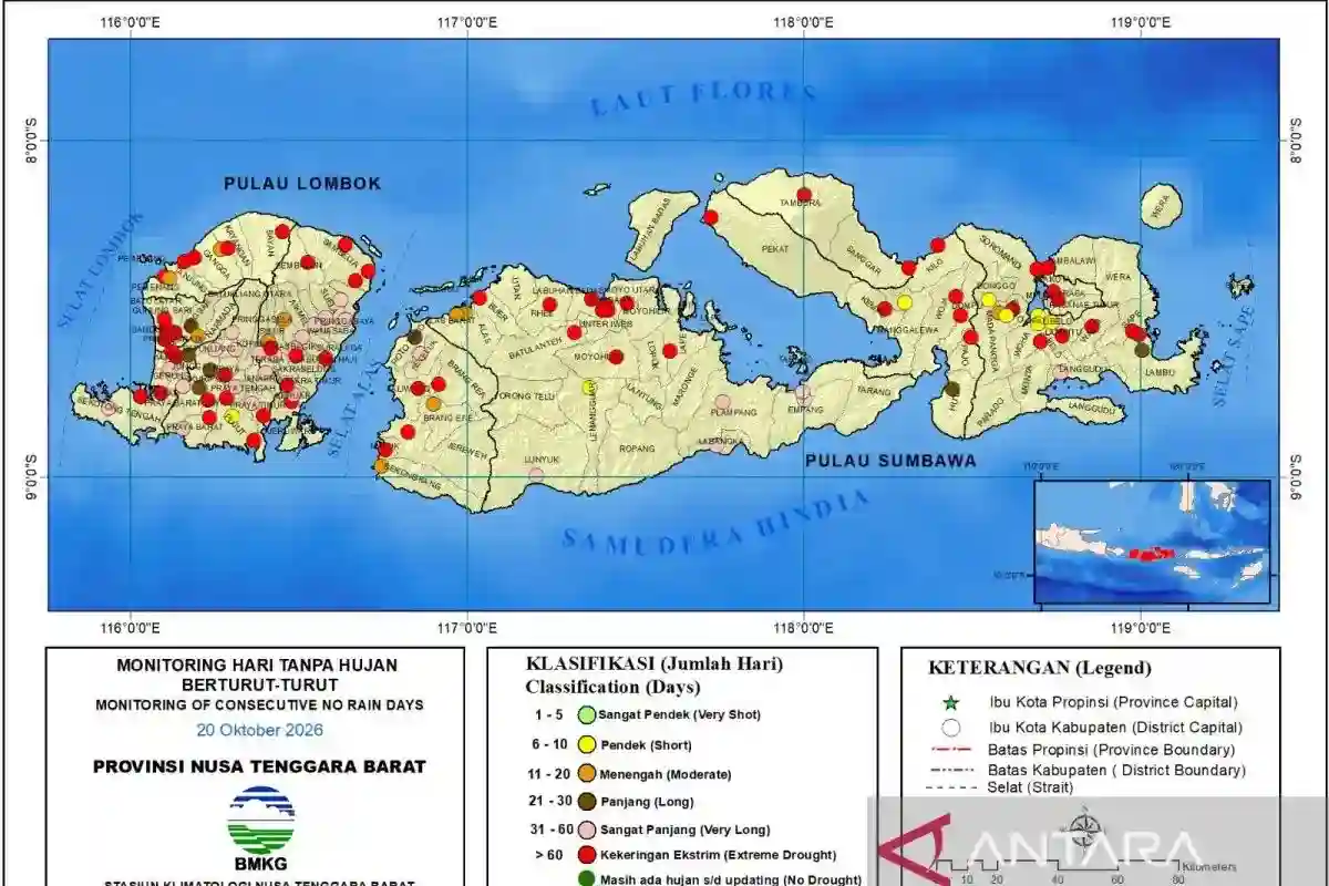 Kekeringan 155 Hari Masih Membayangi Bolo, Hujan Turun di Delapan Kecamatan