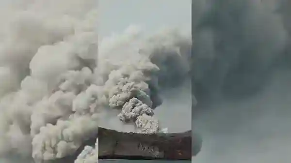 Abu Anak Krakatau Menjangkau Sebesi, Nelayan Menepi Demi Keselamatan